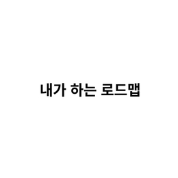 내가 하는 로드맵